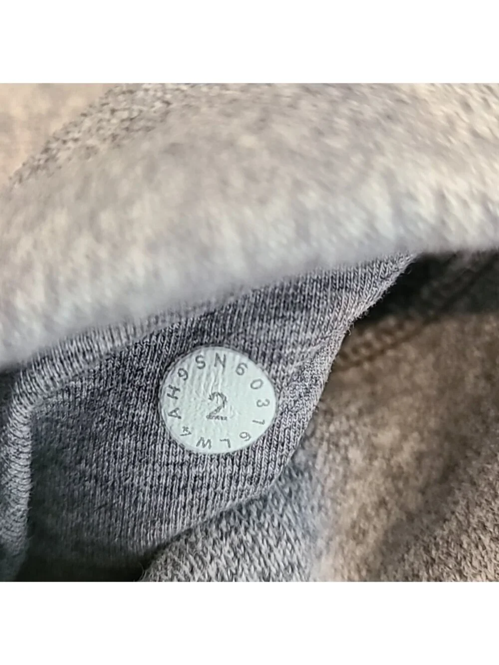 Lululemon Scuba HoodieClassic Cotton Fleece heathered Speckled Medium Grey